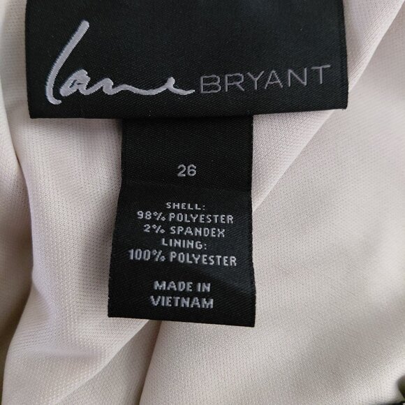 Lace Formal Midi Dress Black Plus Size 26 Wedding Event Cocktail - Picture 5 of 7